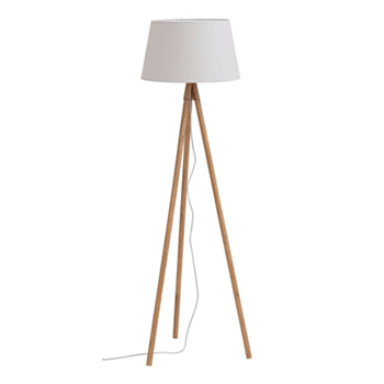 LAMPE DE PLANCHER TRÉPIED WALLAS GRIS H1