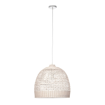 SIWA WHITE WASHED CHANDELIER D53