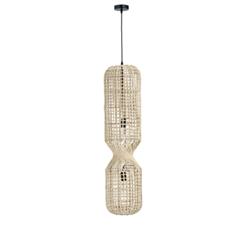 LÁMPARA DE TECHO MALABO BEIGE  H103