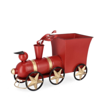 DECORAZIONE 1P SANTA CLAUS TRENO