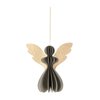 PENDAGLIO DALILA ANGELO GRIGIO-ORO H13