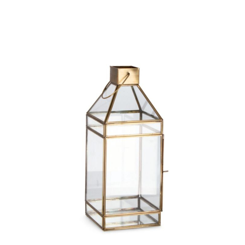 SIWAN TRANS BRASS LANTERN 1H H42