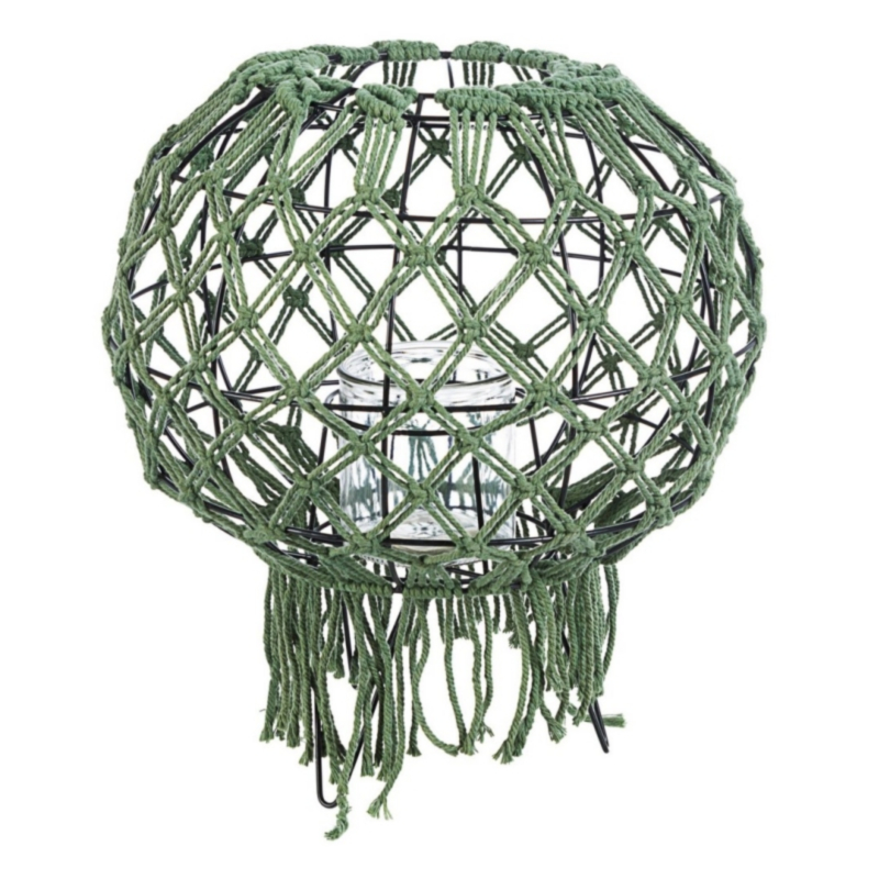 MACRAME GREEN LANTERN H38