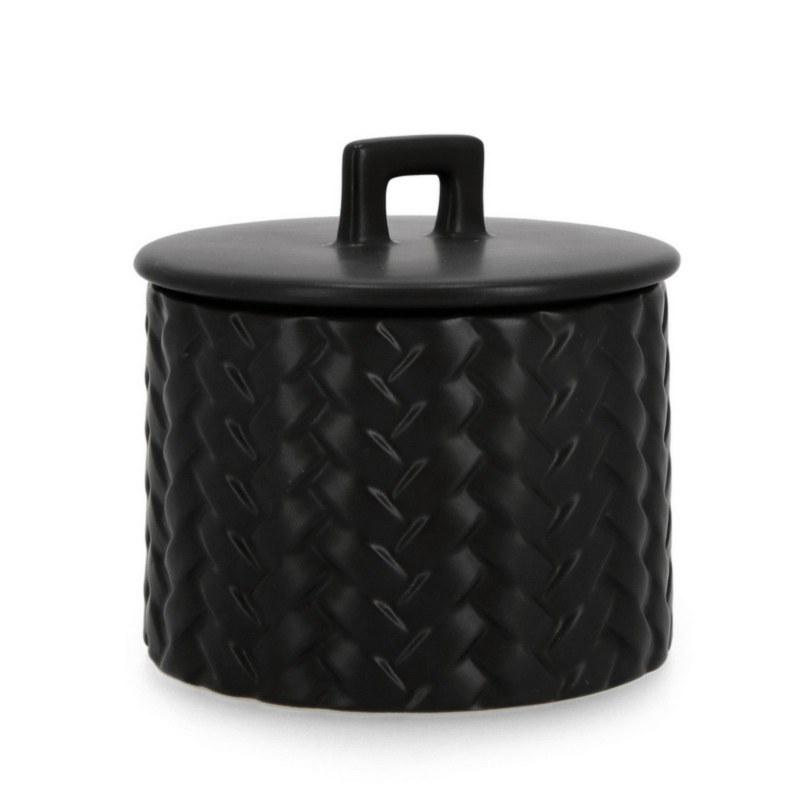 CANDELA C-COPERCHIO TWINE NERO Ø14,5