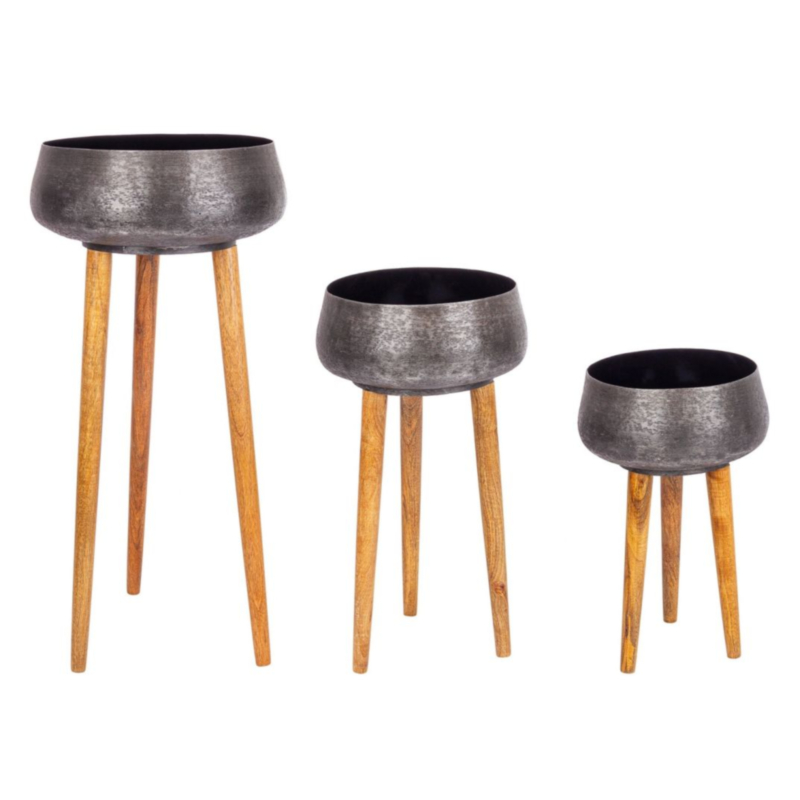 SET3 P.VASO VARANASI TREPPIEDE TO NERO