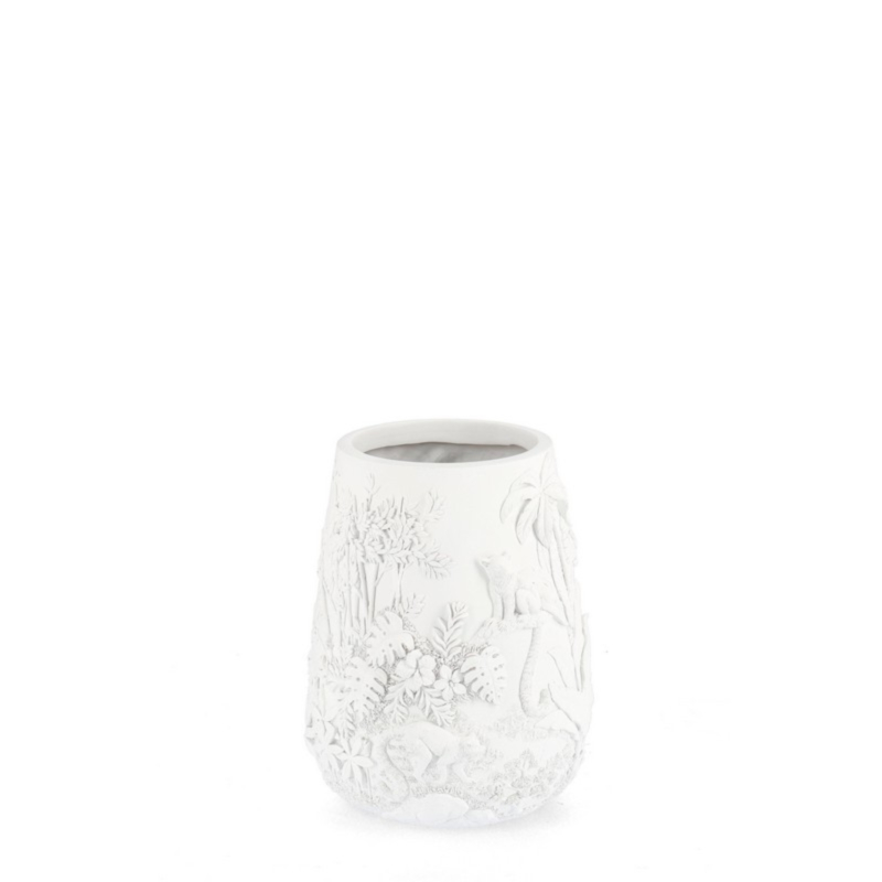 P.VASE BANGLI BLANC H30