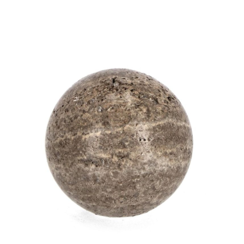TIKAR BROWN MARBLE SPHERE DECORATION  D7