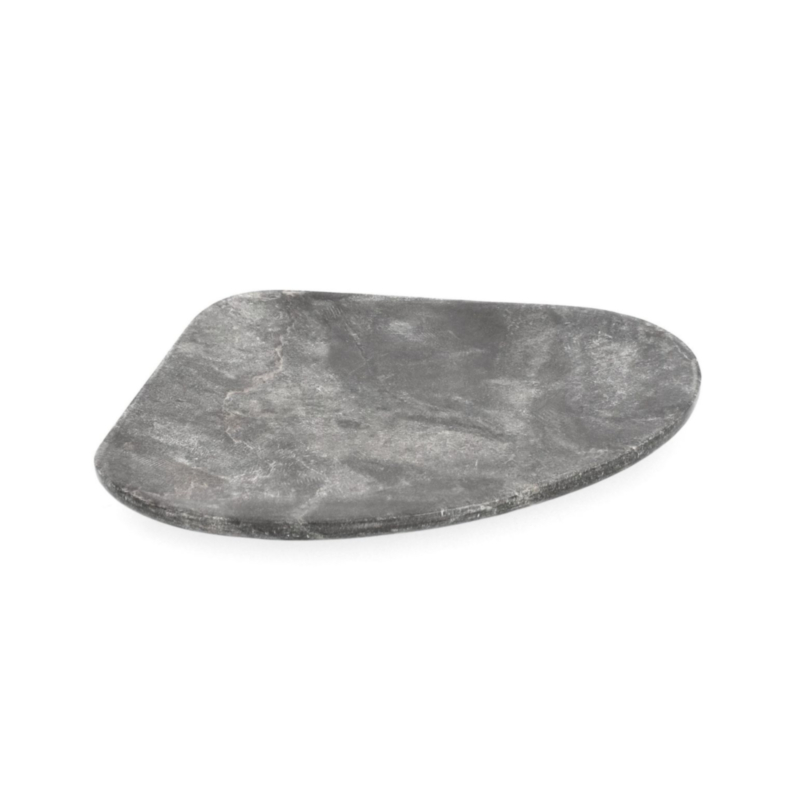VASSOIO DECORAT KANDY MARMO GRIGIO 30X26