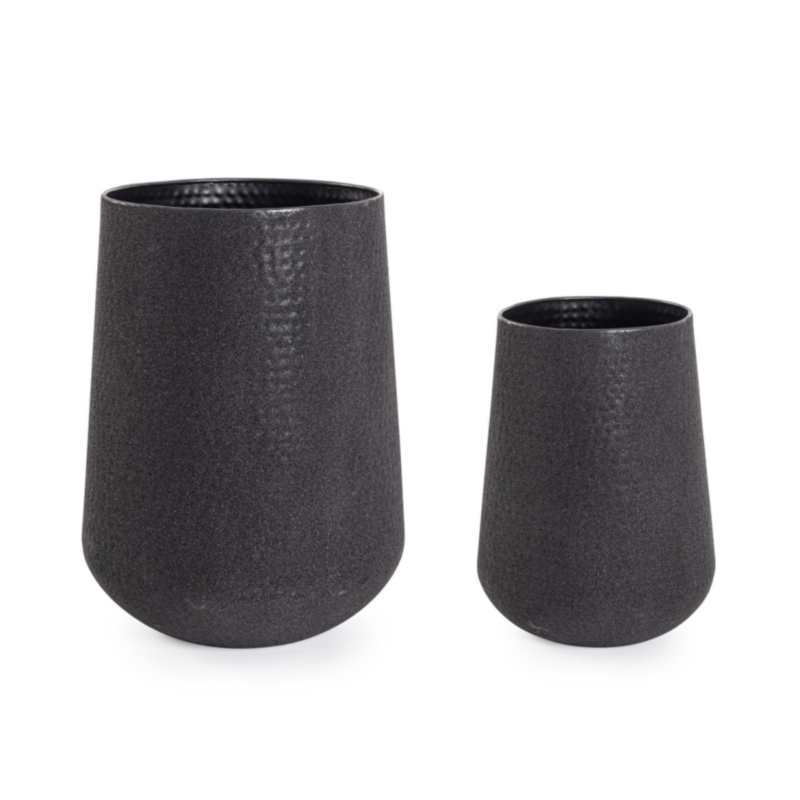 SET2 P.VASE KENAR RO NOIR HAUT