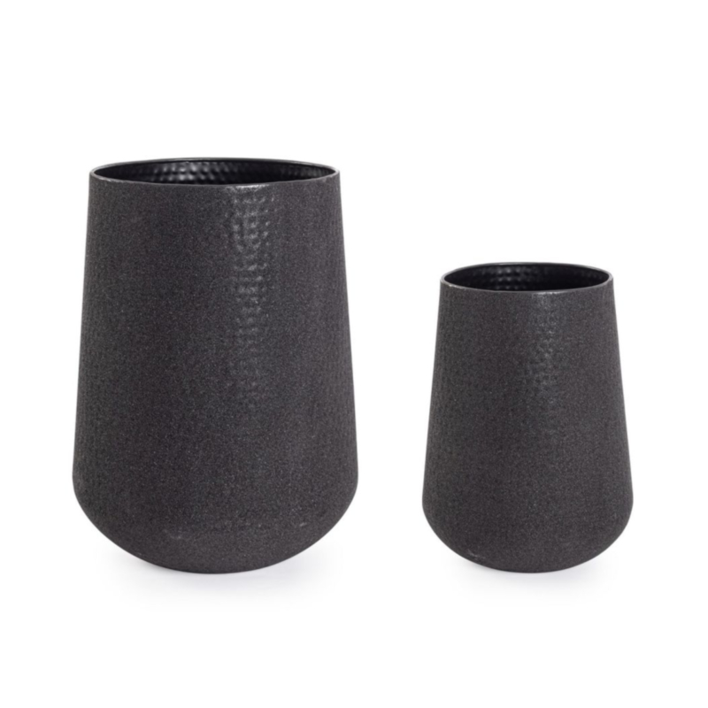 SET2 P.VASO KENAR TO NERO ALTO