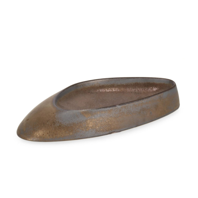 CIOTOLA DECORATIVA RYO BRONZO 30X15,5