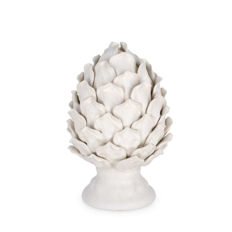 DECORAZIONE IKU AVORIO H23,5