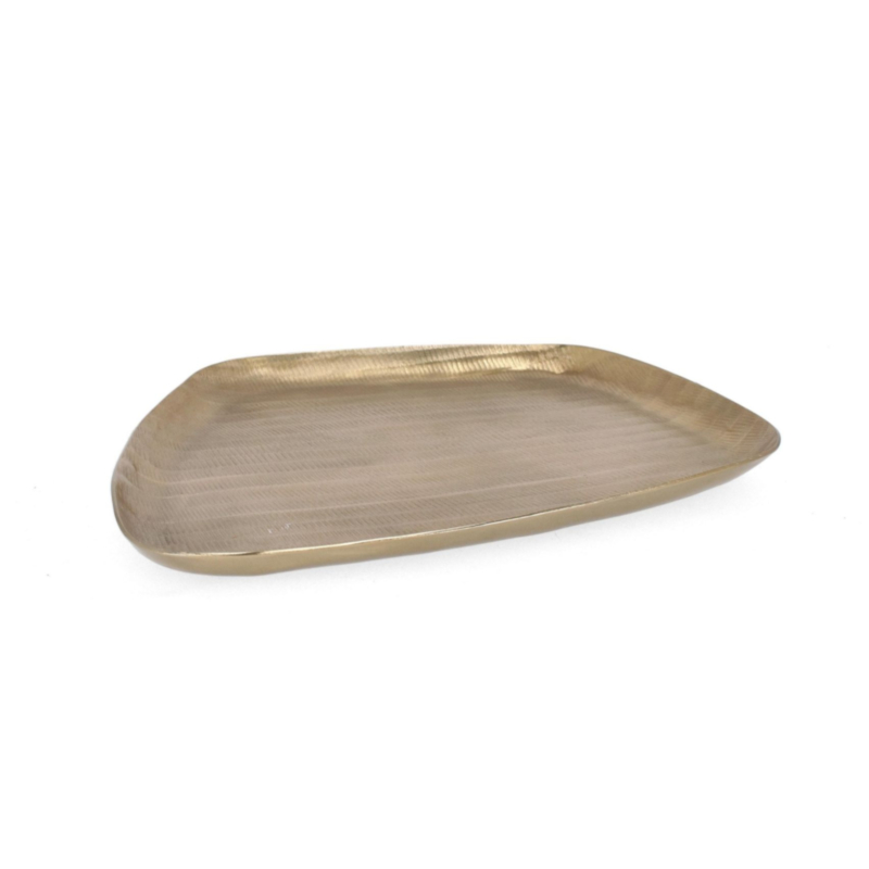 VASSOIO DECORATIVO CHISEL ORO 30X28