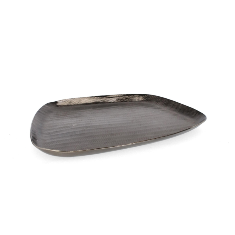 CHISEL ANTHRACITE DECORATIVE TRAY 30X28