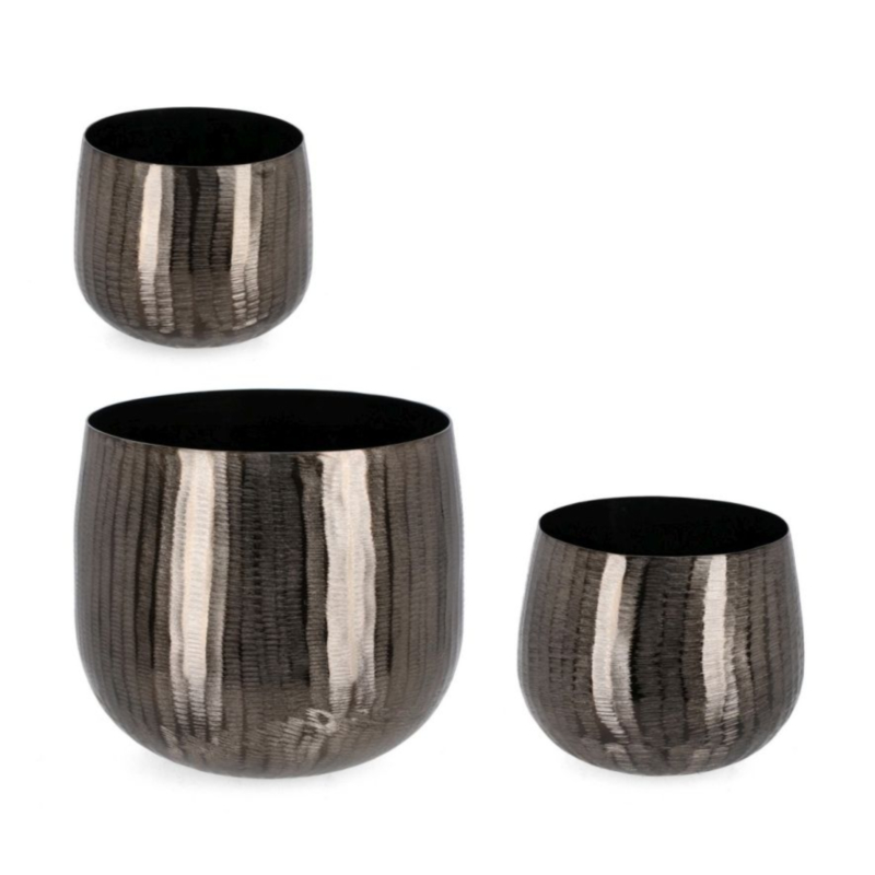 SET3 P.VASO CHISEL TO ANTRACITE