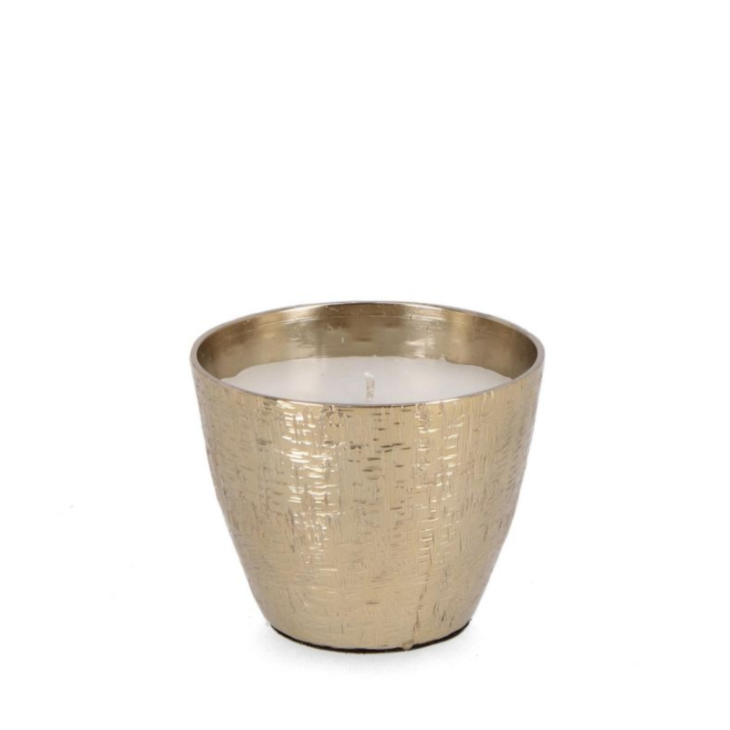 LATHE SHAPED GOLD CANDLE D9,5