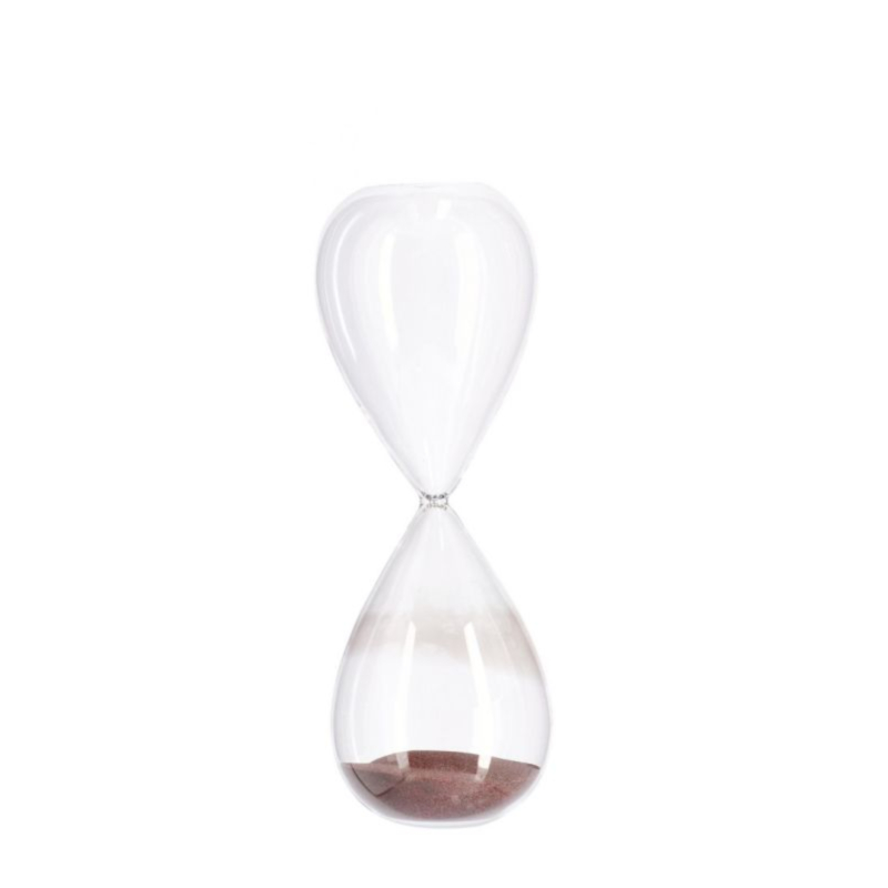 KRONOS TRANSPARENT-BROWN HOURGLASS H29