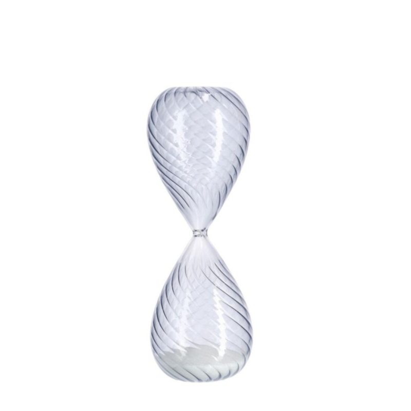 KRONOS LIGHT BLUE-WHITE HOURGLASS H28,5