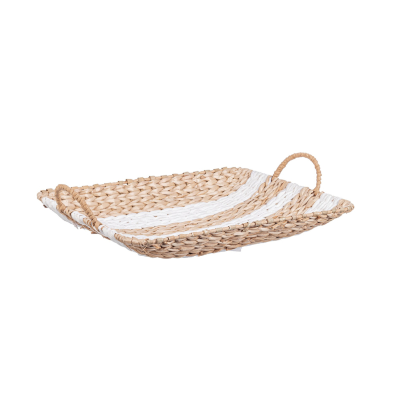 VASSOIO HEAVING RETT BIANCO 38X28