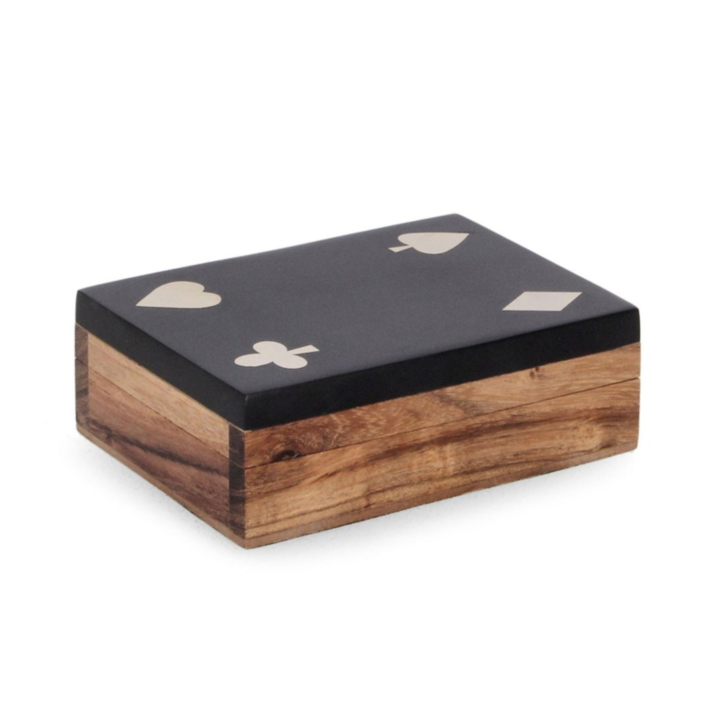 DECORAZIONE CARTE FORTUNE NERO 11,3X8,3