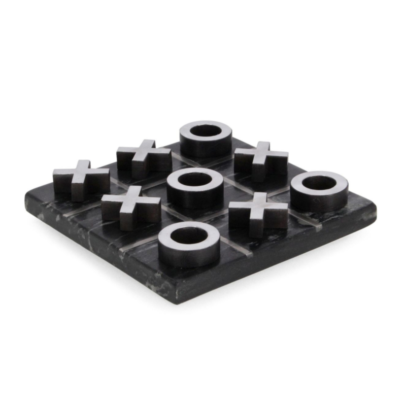 DECORAZIONE TRIS FORTUNE NER ARGEN 15X15