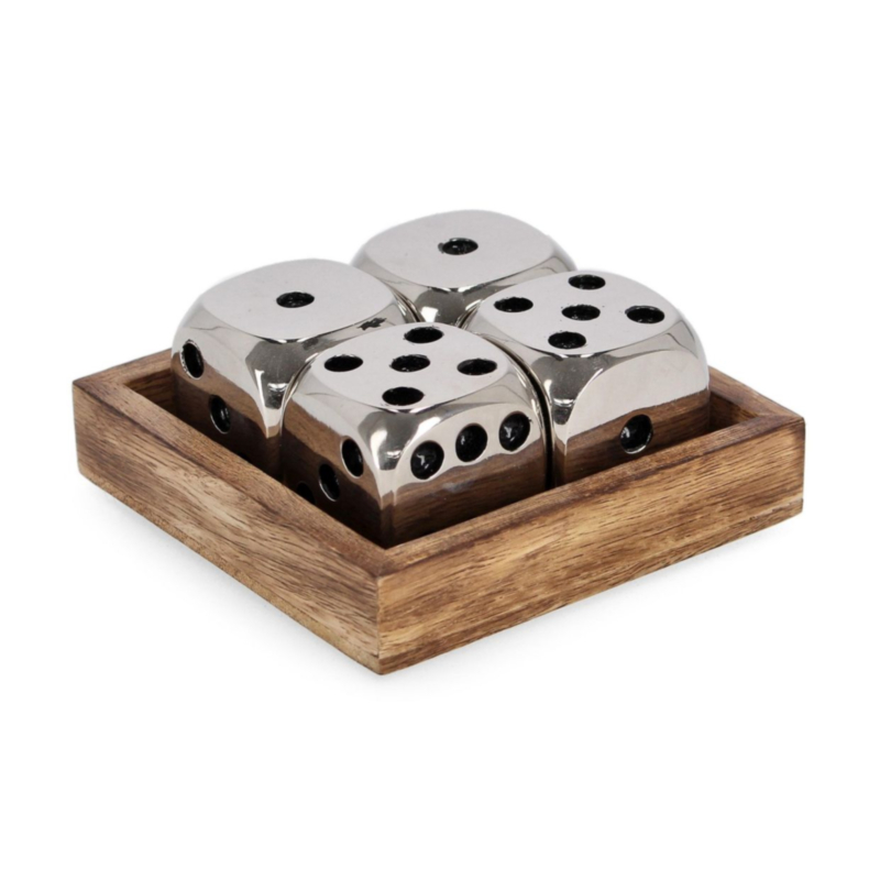 DECORAZIONE DADI FORTUNE ARG 10,5X10,5