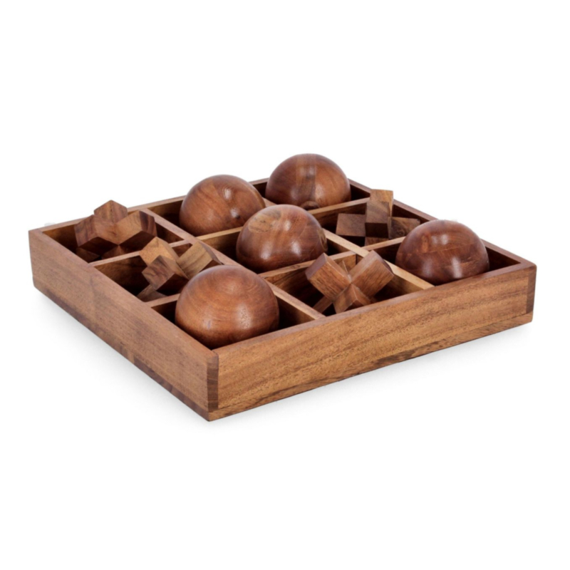 DECORAZIONE TRIS FORTUNE LEGNO 28,5X28,5