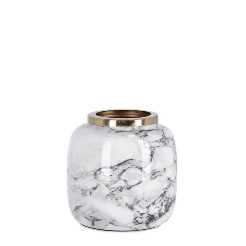VASE MARSHA WEIß H13