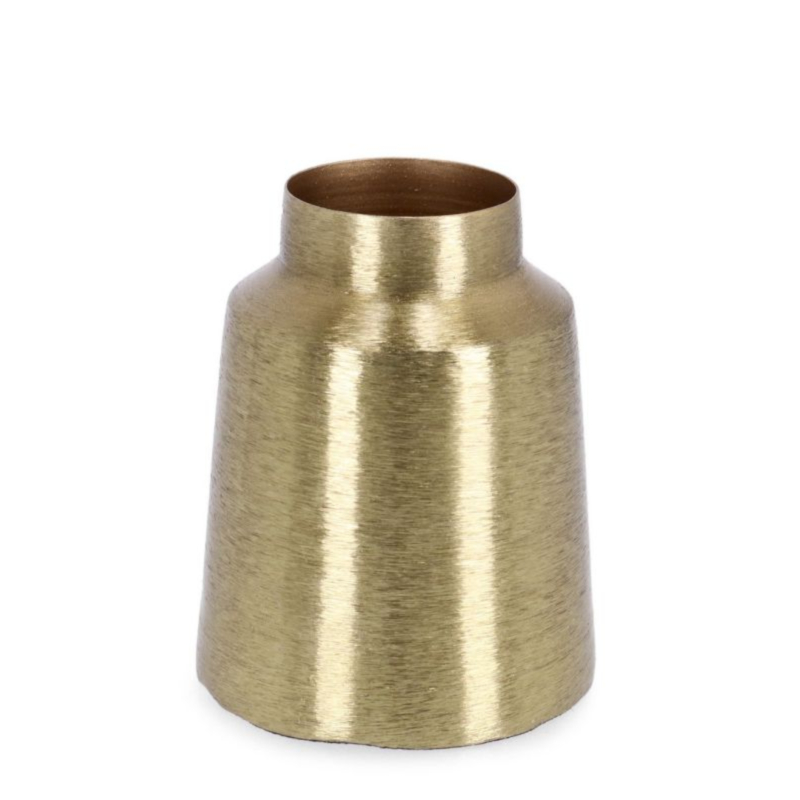 BOTELLA DECORATIVA SAAD ORO H10