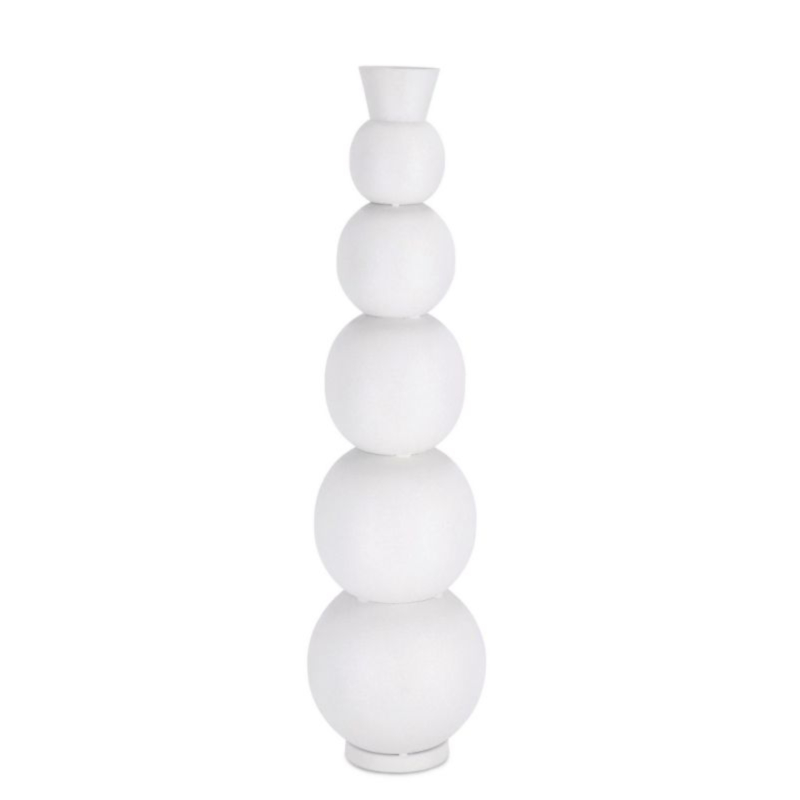 BOTTIGLIA DECORATIVA RIDHI BIANCO H76