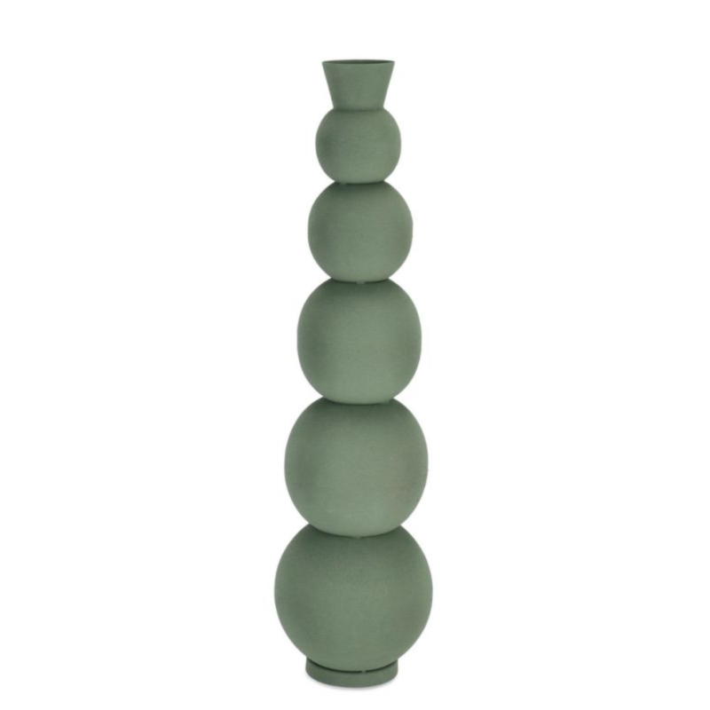 BOTTIGLIA DECORATIVA RIDHI VERDE H76