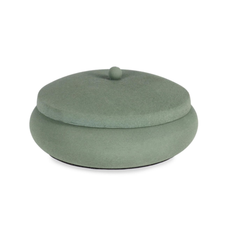 CAJA DECORATIVA RIDHI C-TAPA VERDE D18
