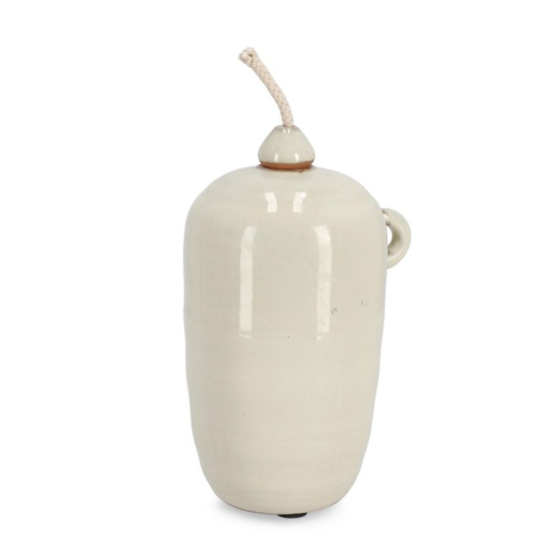TOPF MIT SCHNUR ESMA BEIGE H18,5