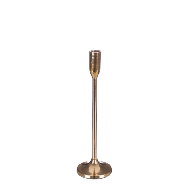 CANDELABRO ELEGANTLY 1FUOCO ORO H37