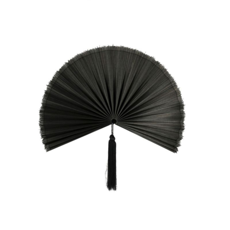 NANKA BLACK DECORATIVE FAN 39X81