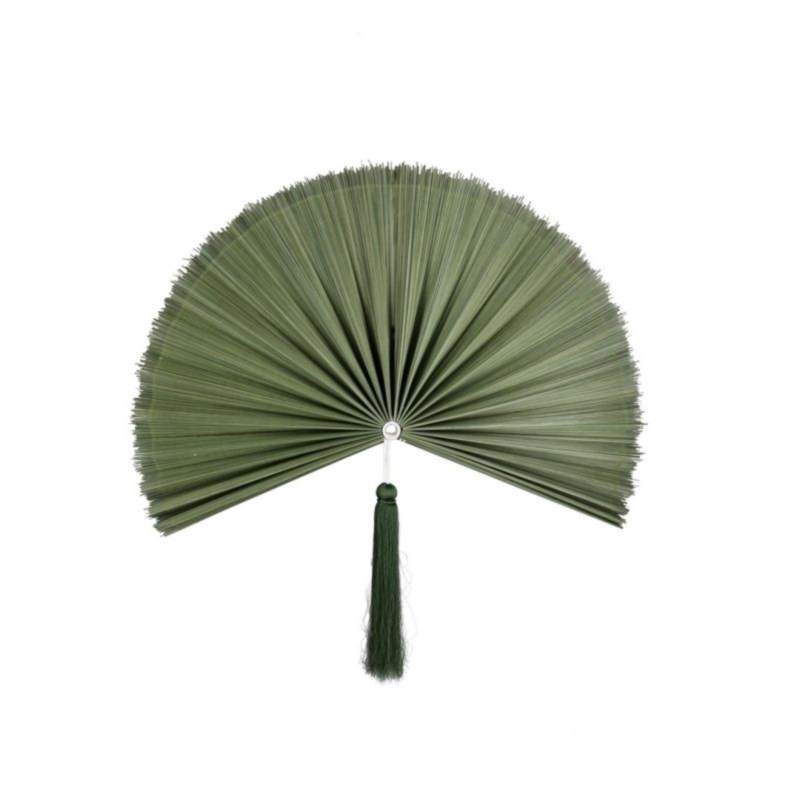 NANKA GREEN DECORATIVE FAN 39X81