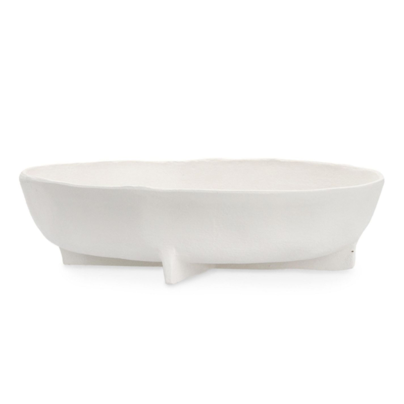 CIOTOLA DECORATIVA HISAR BIANCO 31X30,5