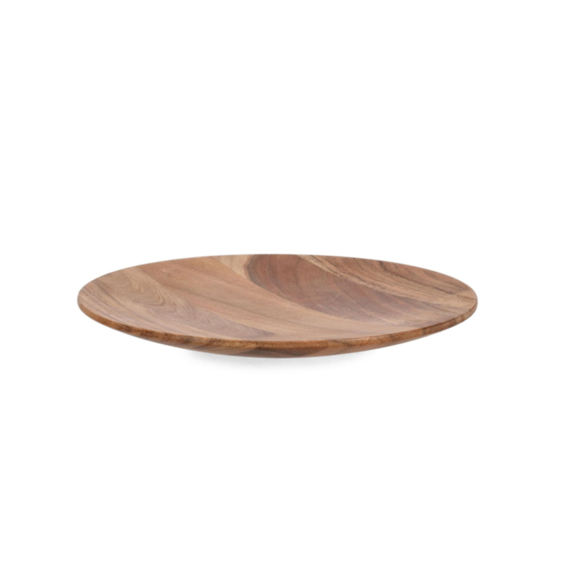 PIATTO DECORATIVO AIMI LEGNO NATURAL D23
