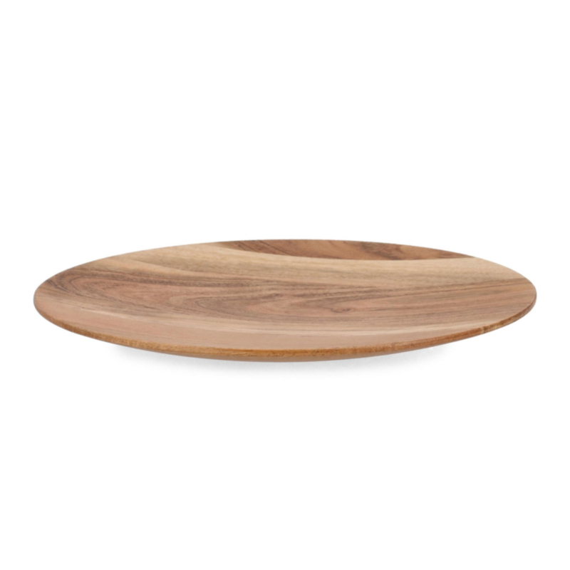 PIATTO DECORATIVO AIMI LEGNO NATURAL D27