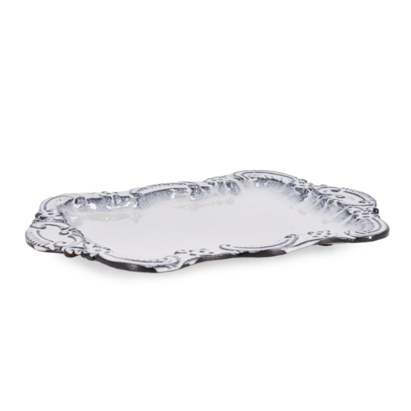 VASSOIO DEC HIKARI ANTIQUE WHITE 26,5X18