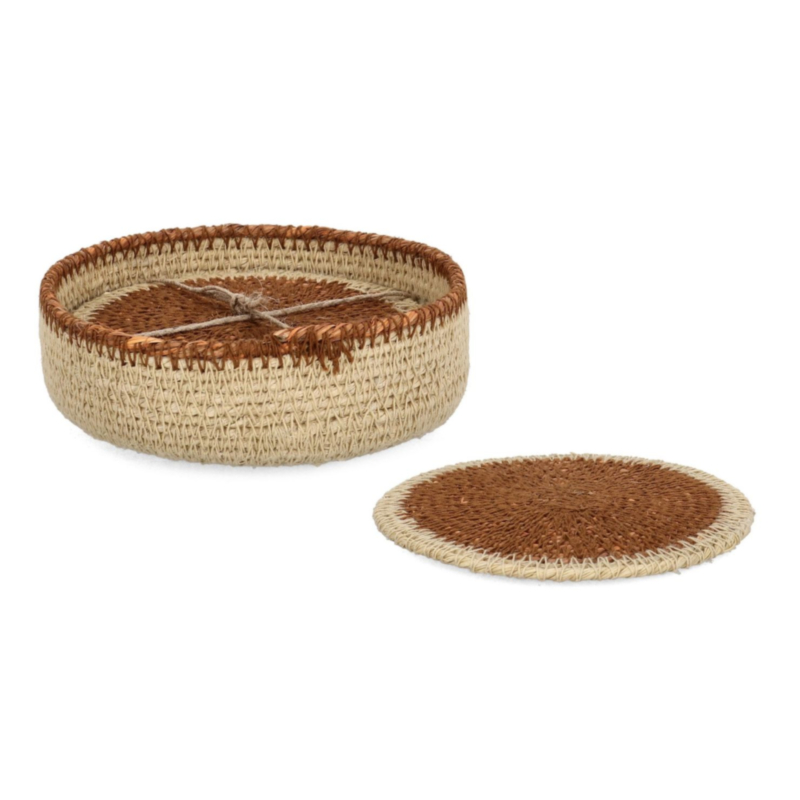 SET1 CESTINO TUY-4 S.BICCHIERE NATU MARR