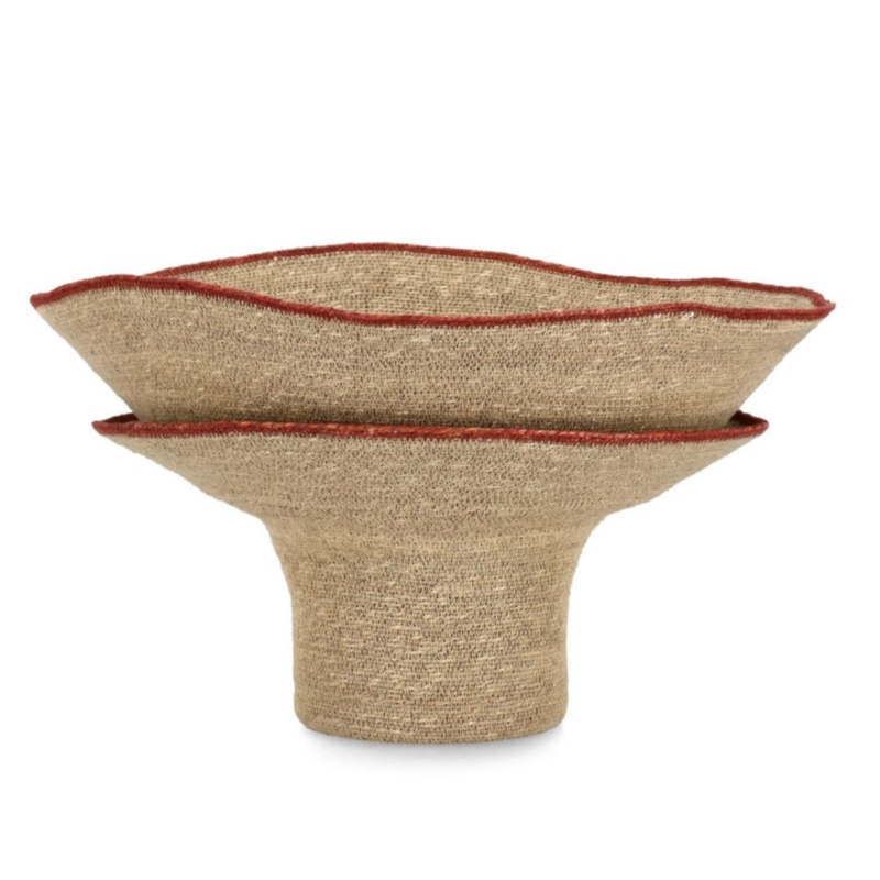 P.VASO DECORATIVO LANH NATURAL RUSTY D59
