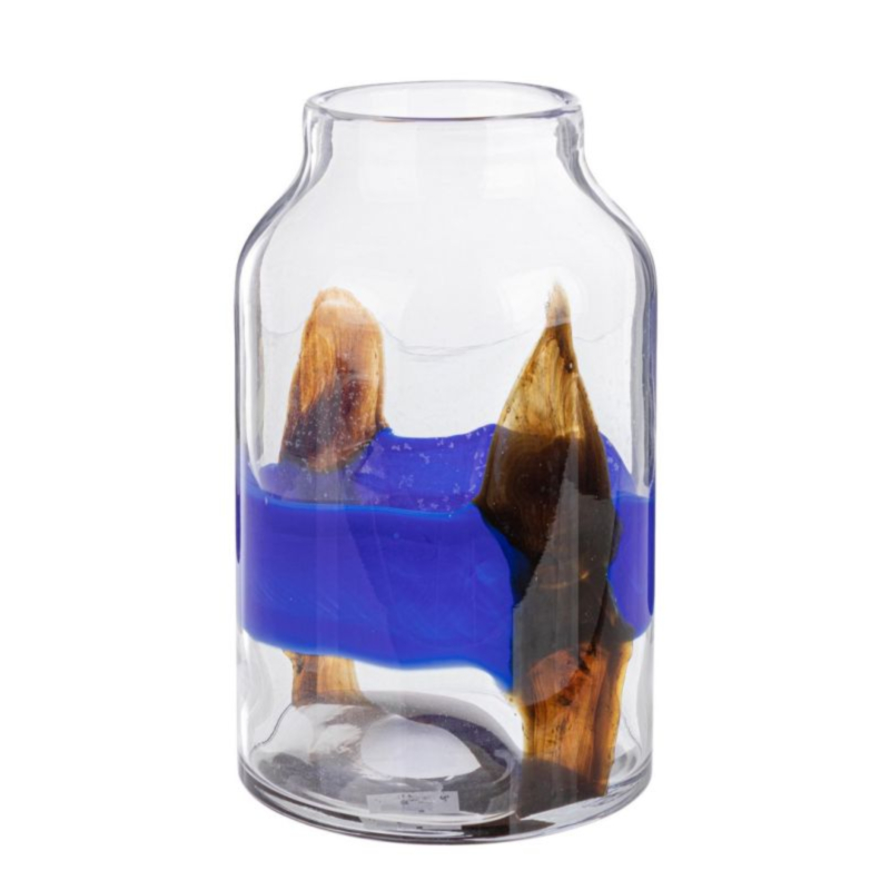 VASO ERIDANUS VT BLU NERO H24,5