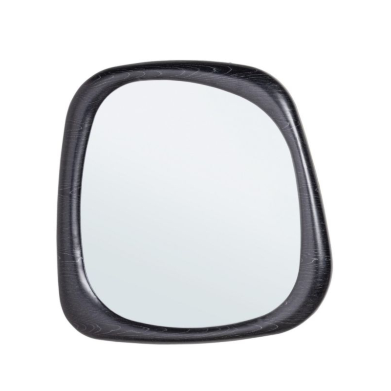 OTILIA  BLACK OAK MIRROR W-FR 90X90