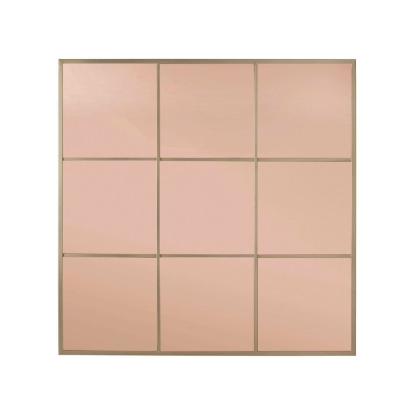 SPECCHIO C-C WINDOW PLANET ORO-BR 90X90