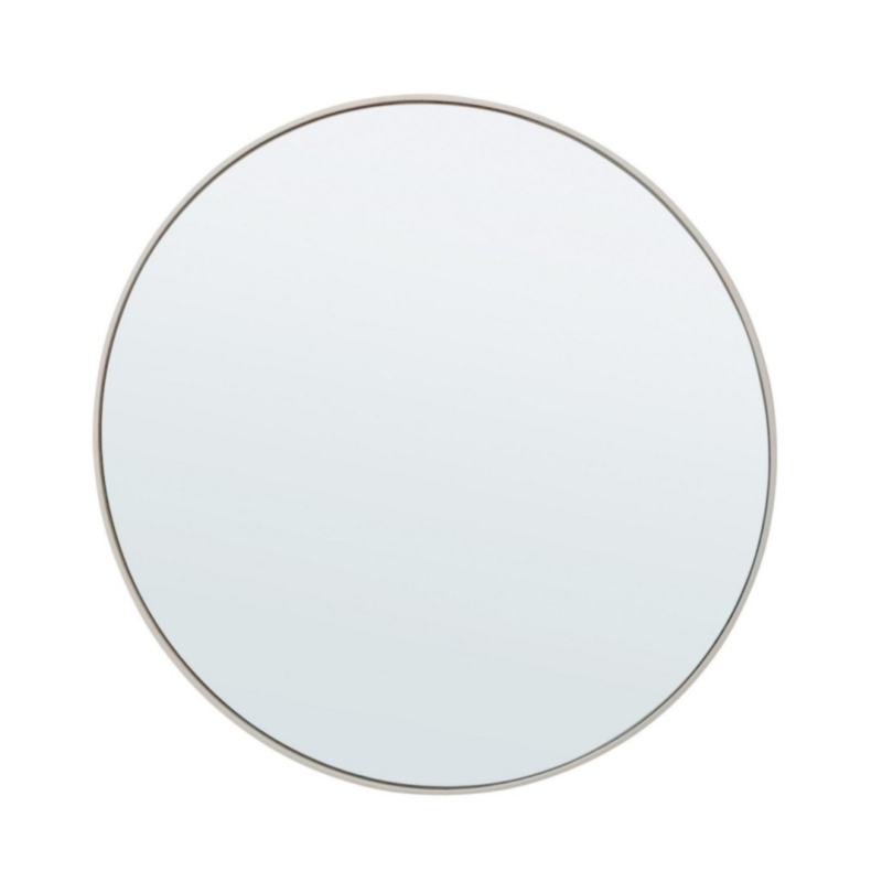 MIROIR NUCLEOS BLANC RUG. AC-CADRE D70