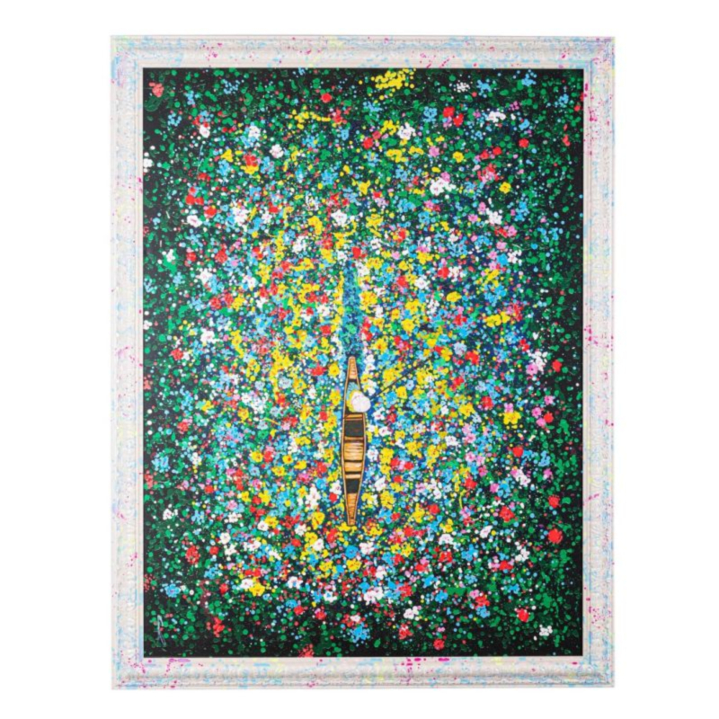 SPOTTY PAINTING W-FRAME 031 160X120