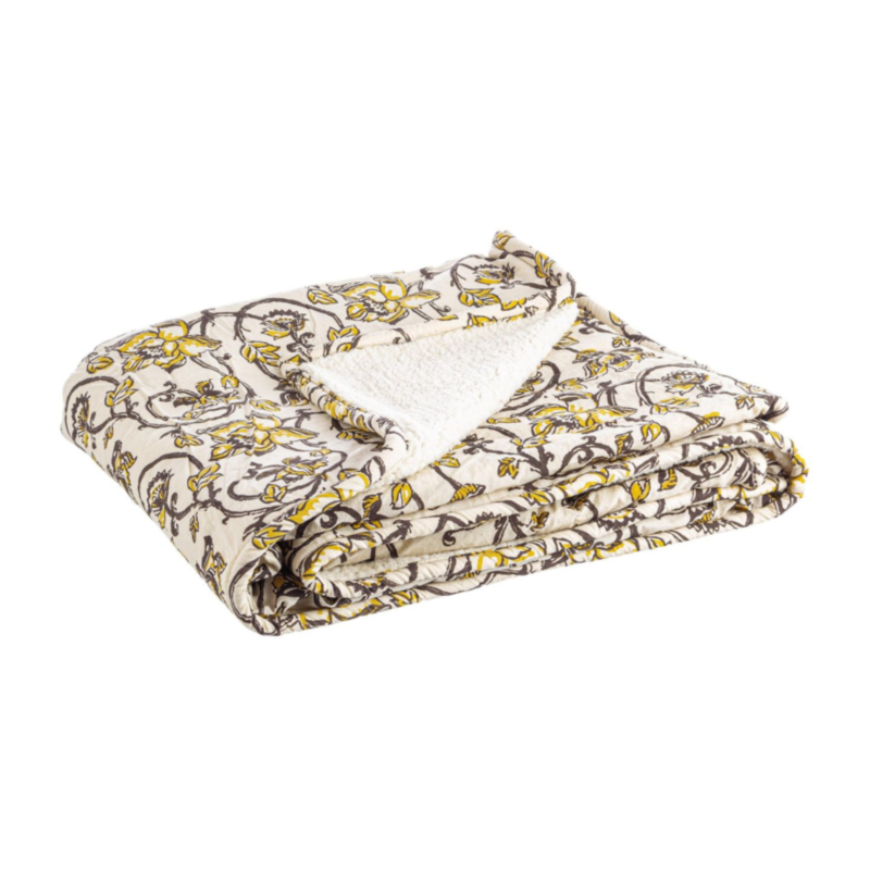 MANTA CALAIS MARFIL C-FLOR 130X180