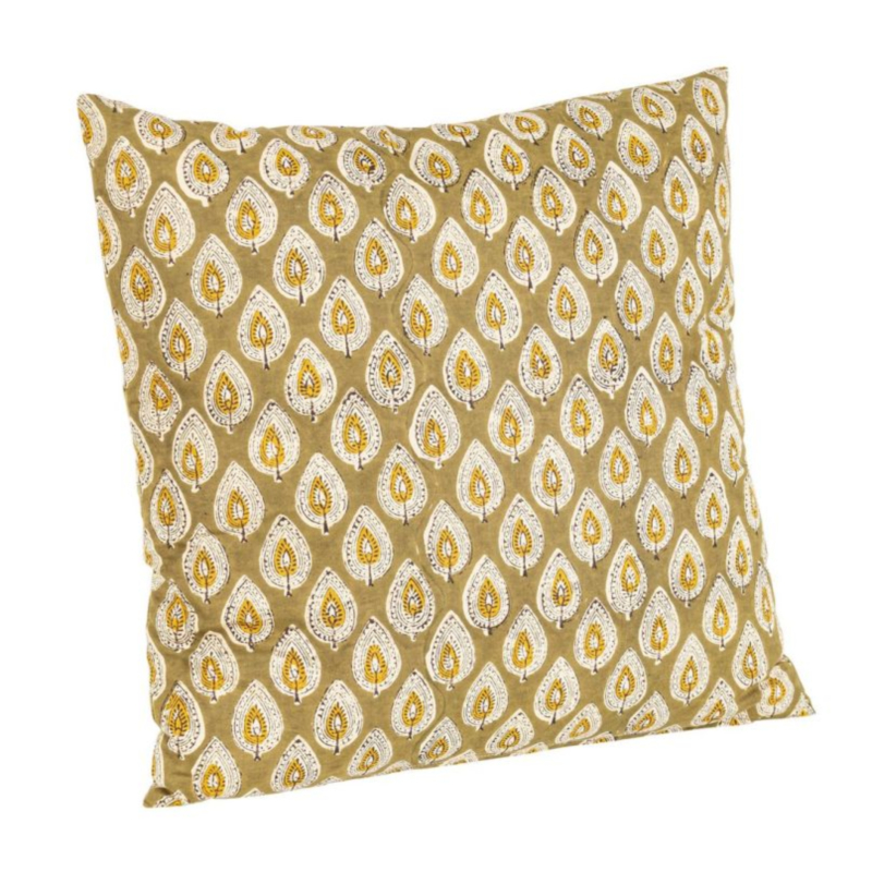 CUSCINO REIMS VERDE C-FOGLIA 45X45
