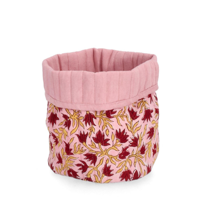 P.OBJETOS CLOTHILDE ROSA D17X18H